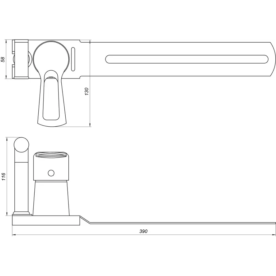 Смеситель для биде Globus Lux SEVA GLSV-0206