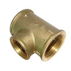 Трійник латунний 3/4″ВР х 3/4″ВР х 3/4″ВР штампований А0219-1А VA