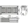 Радиатор стальной панельный KALDE 33 бок 500х1800
