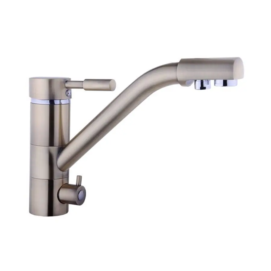 Змішувач для кухні під осмос Globus Lux LAZER GLLR-0555-BBRONZ