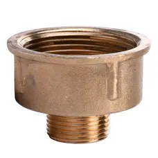 Перехідник редукційний латунний 1 1/2″ВР х 3/4″ЗР штампований А0604А VA