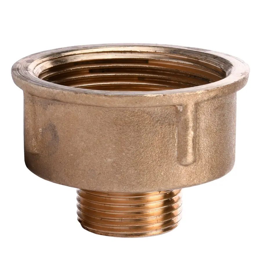 Перехідник редукційний латунний 1 1/2″ВР х 3/4″ЗР штампований А0604А VA