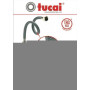 Шланг для смесителя TUCAI М10х1 / 2 "0,8. Антикоррозия TAQ GRIF AСB 206222 ПАРА