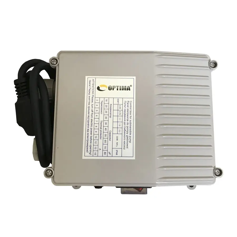 Насос свердловинний з підв, стійк, до піску 3″ OPTIMA 3SDm1,8/11 0,25 кВт 45м + пульт+кабель15м NEW