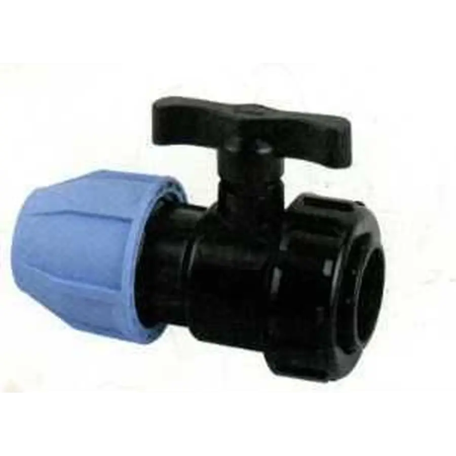 Кран кульовий ПНД Vsplast 40*1 1/4 '' ВР 6002