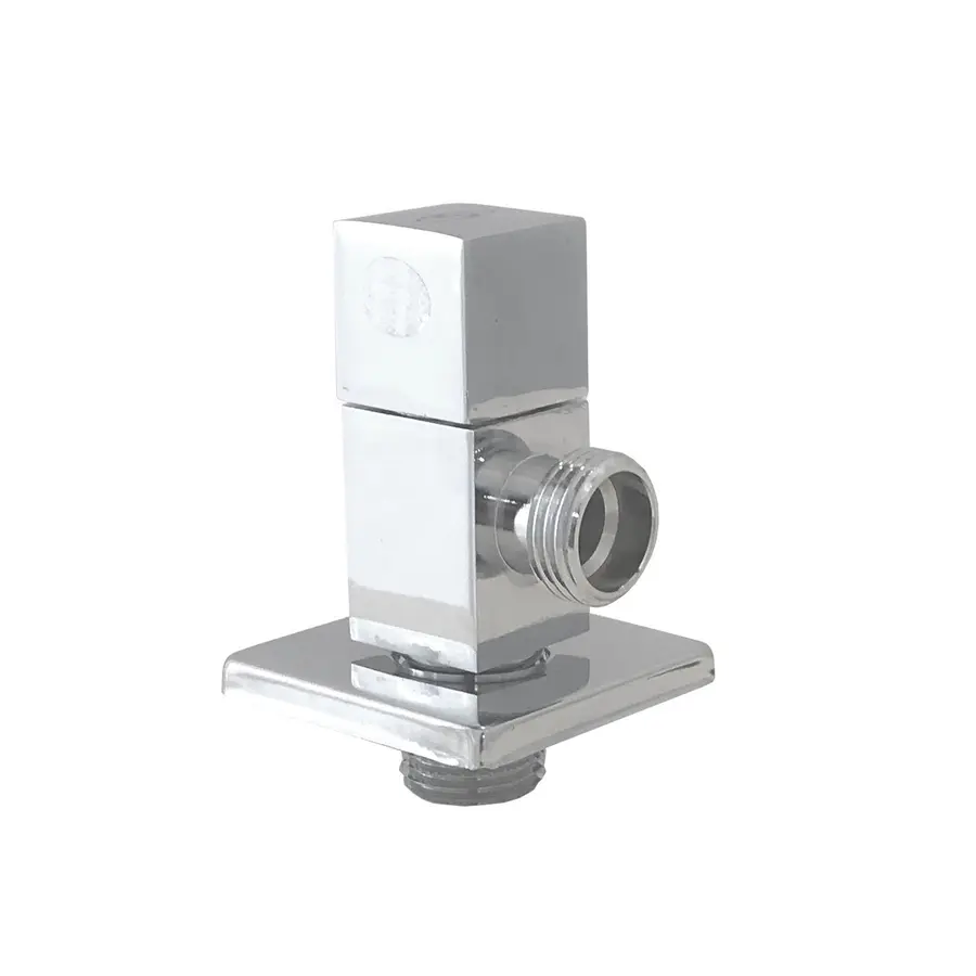 Кран напівобертовий кутовий SOLOMON 1/2″х1/2″ CUBE 7078