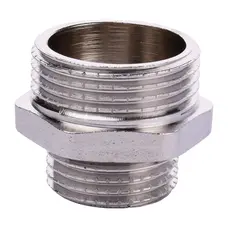 Ніпель нікель перехідний 1/2" Зовнішня - 3/4" Зовнішня Ni 08778 Ніпель нікель перехідний 1/2" Зовнішня - 3/4" Зовнішня Ni 08778
