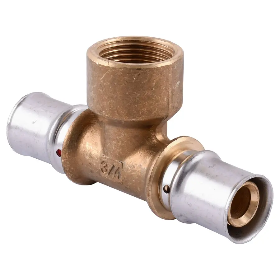 Тройник с внутренней резьбой пресс APE ITALY AP 132 20х3 / 4х20