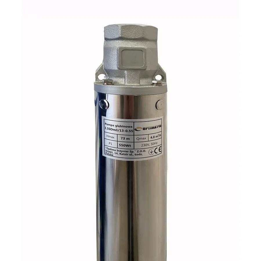 Насос свердловиний з підвищеною стійкістю до піску OPTIMA PM 3,5SDm3/13 0,55 кВт 79м + 1,5 м кабель