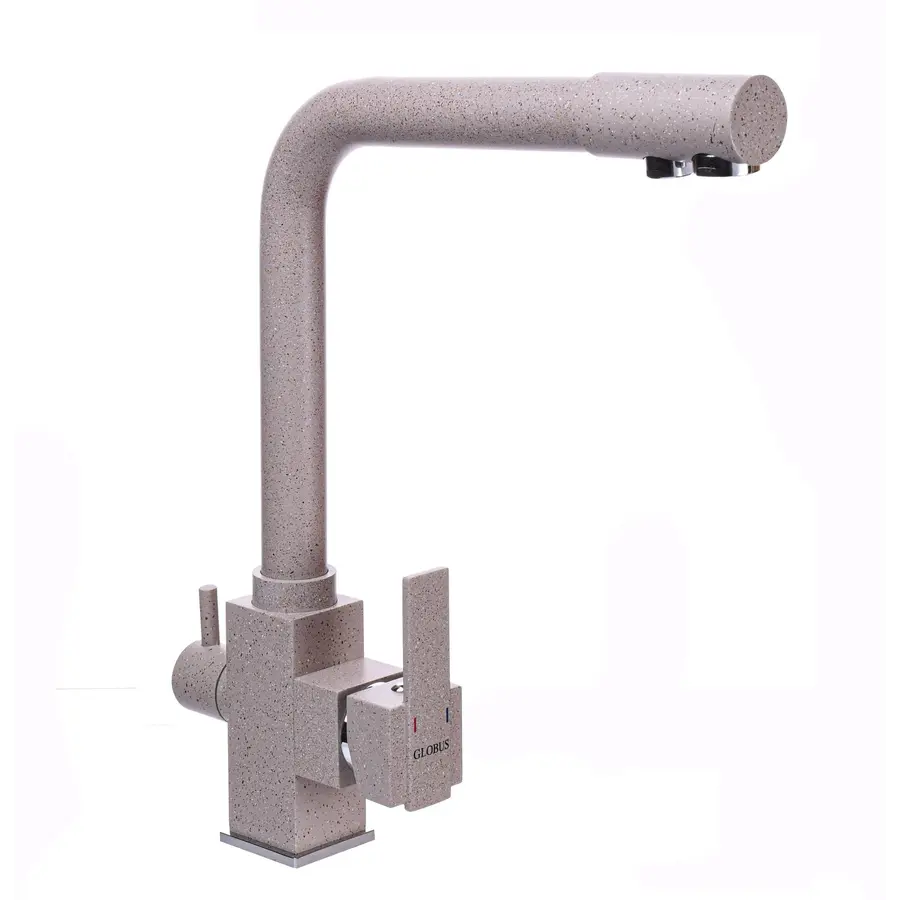 Змішувач для кухні під осмос Globus Lux LAZER GLLR-0100-5-TERRA