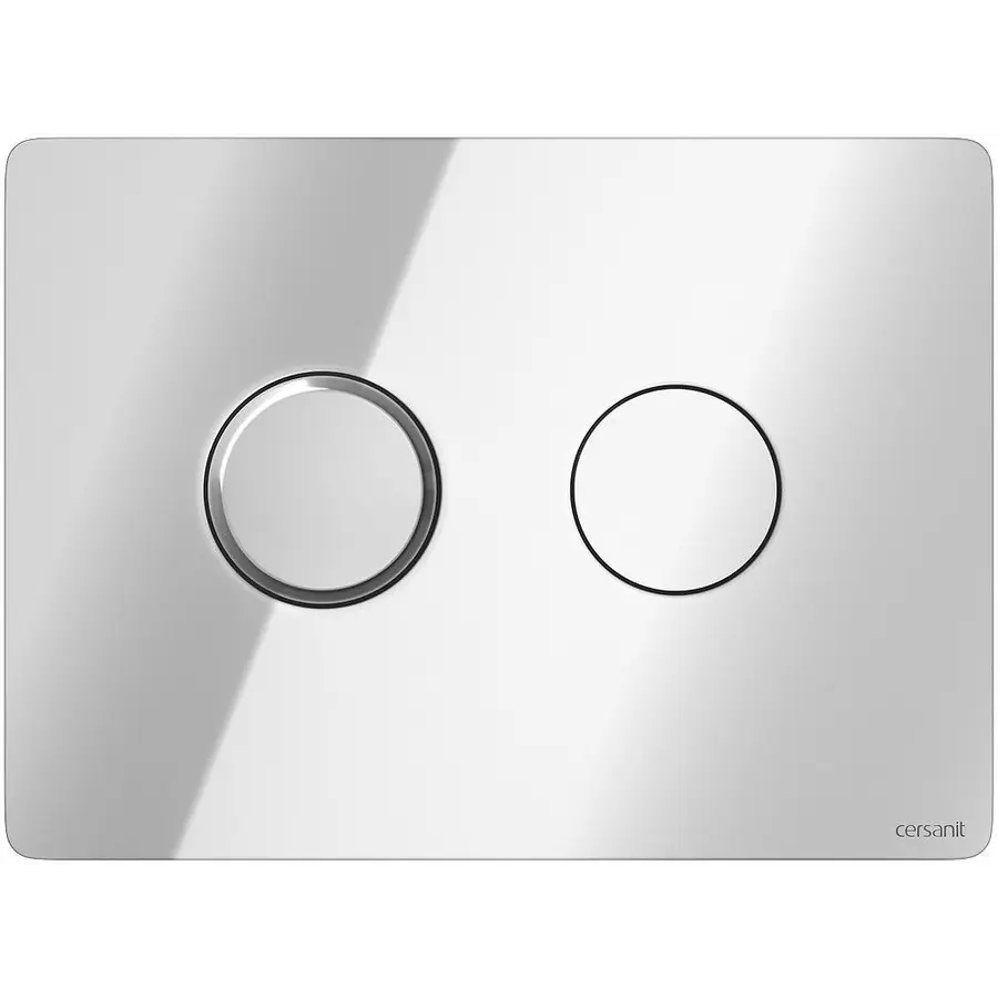Кнопка змиву Cersanit ACCENTO CIRCLE PNEUMATIC глянцевий хром