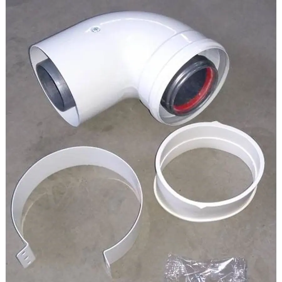 Коліно 90 градусів, d=60/100 mm 71.МТ7.00.16