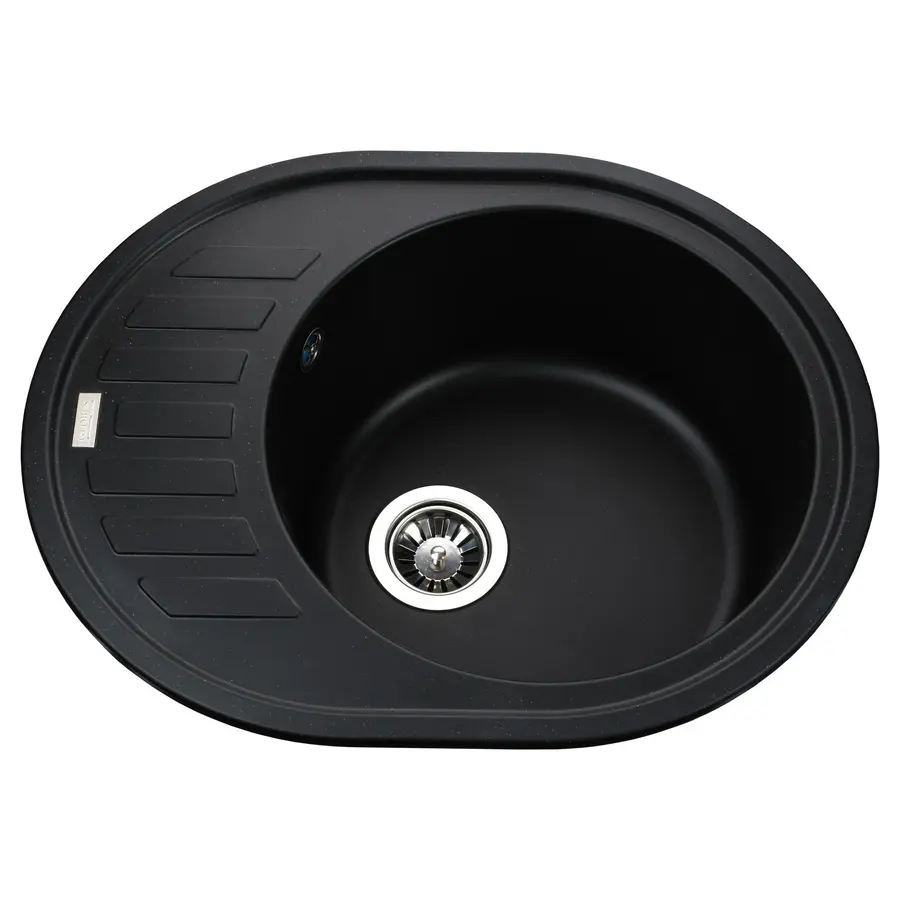Гранитная кухонная мойка Globus Lux ARNO черный 620х500мм-А0002