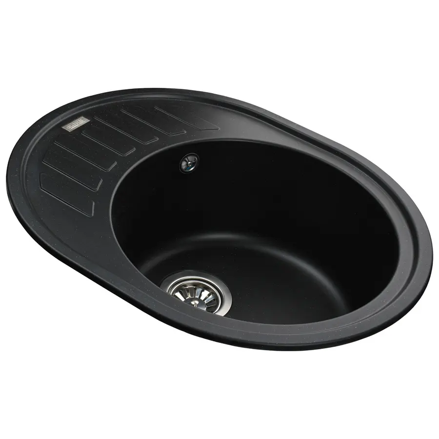 Гранитная кухонная мойка Globus Lux ARNO черный 620х500мм-А0002