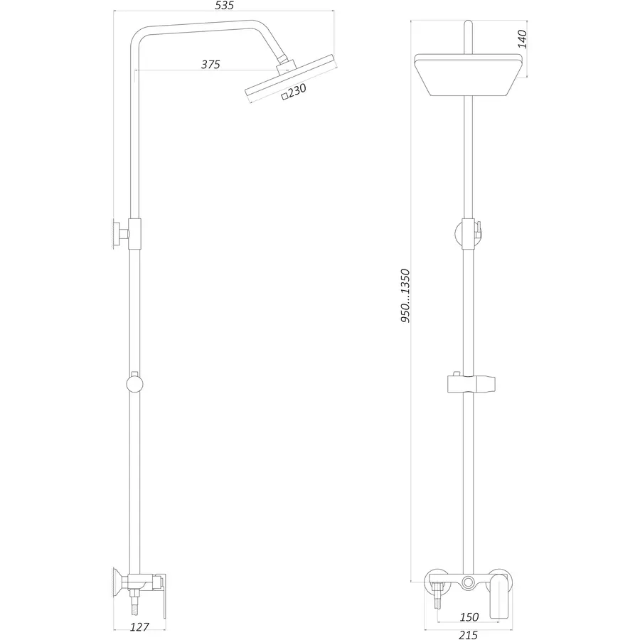 Душова система Globus Lux LAGUNA GLA-0005N