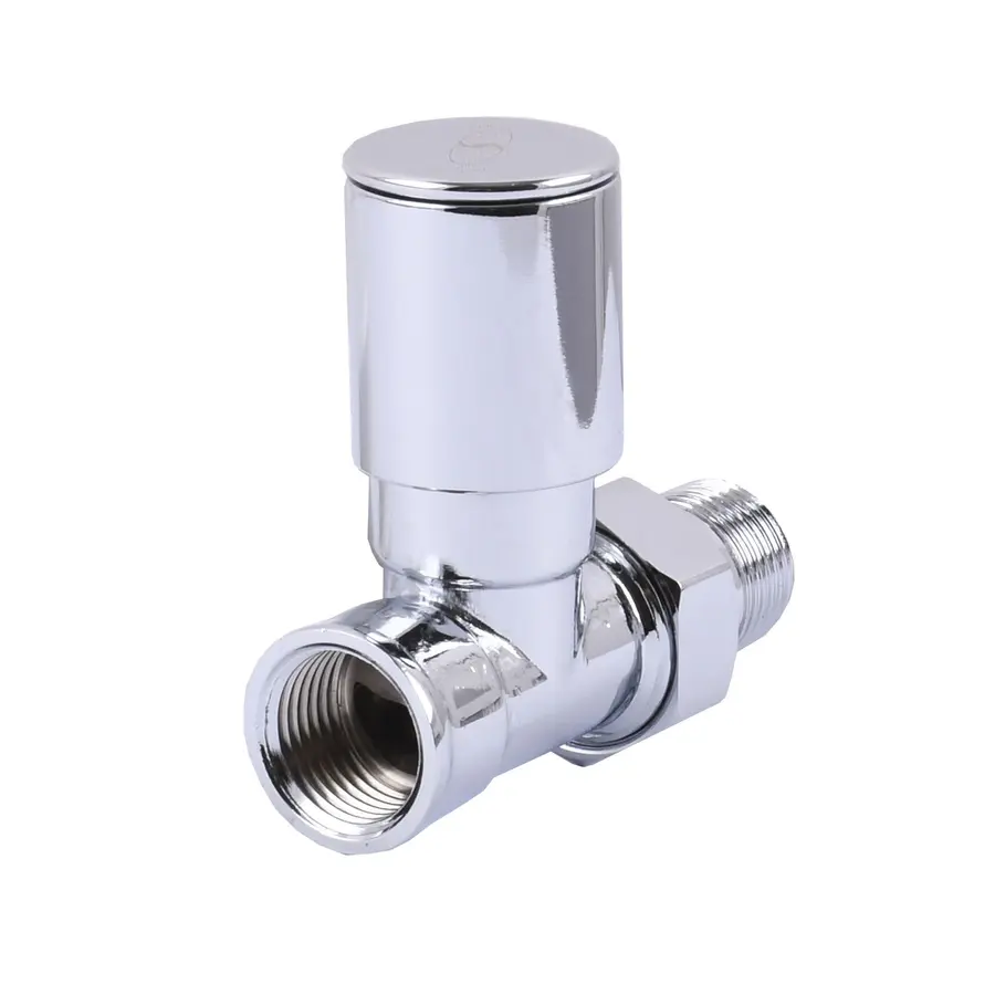 Кран вентильный прямой с американкой SOLOMON 1/2 "CHROM 1865 вент