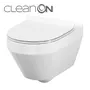 CET Cersanit В216 CREA CLEAN ON OVAL підвісний з кришкою дюропласт ліфт SLIM PL