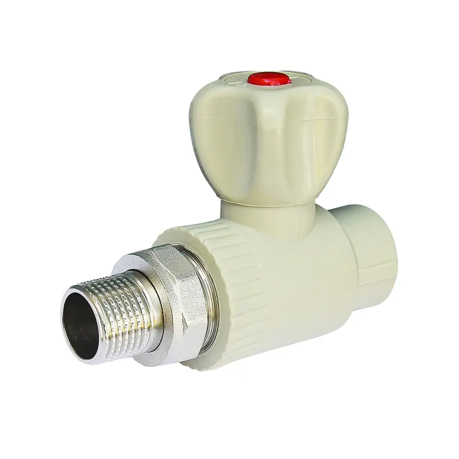 Кран радіаторний прямий Vsplast PPR ф20x1/2″ 2025