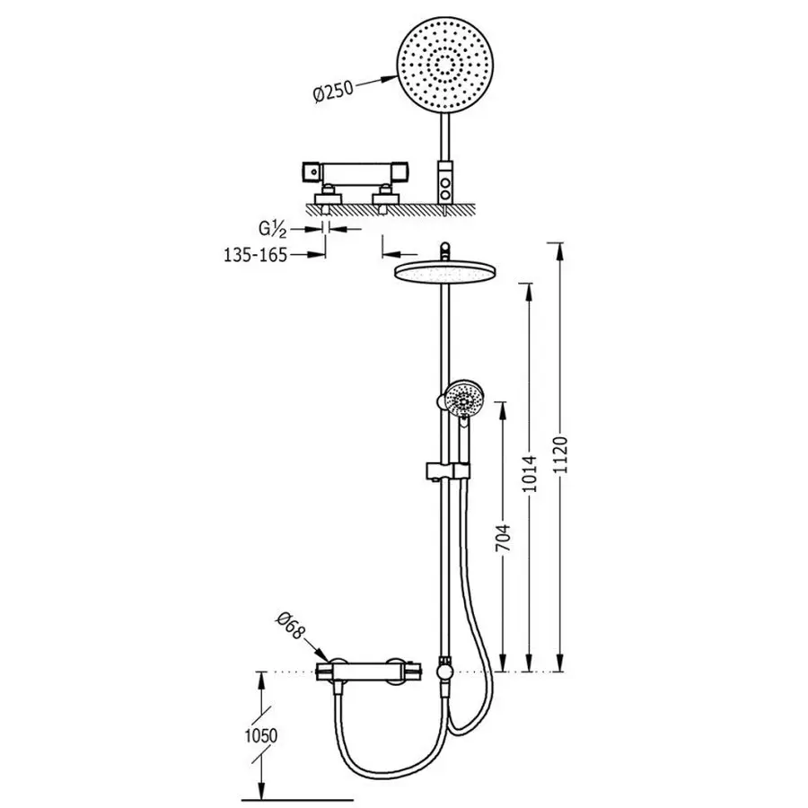 Душова система TRES EKO TERM 190388
