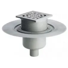 Трап VIEGA ф100 нерж.решітка 150*150 з сифоном 557201 (284848)