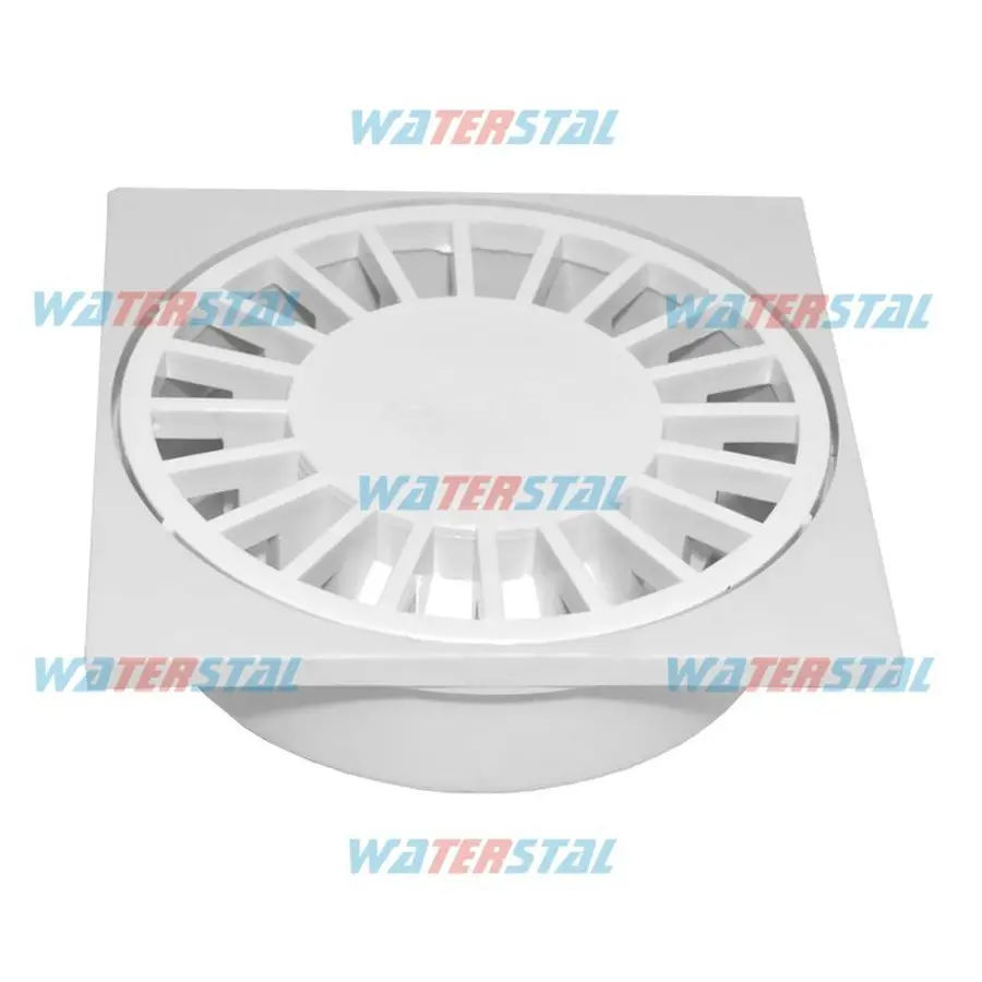 Трап 100 * 100 мм, нижнее отвода, D 50, пластиковый "Waterstal" (YS 400)