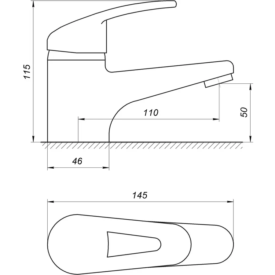 Смеситель для умывальника Globus Lux Caprice GLCA-0401