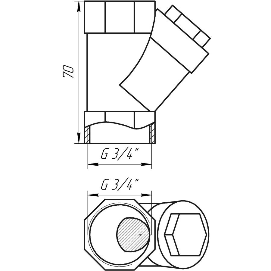 Фильтр грубой очистки SOLOMON S 3/4 "SUPER 8010