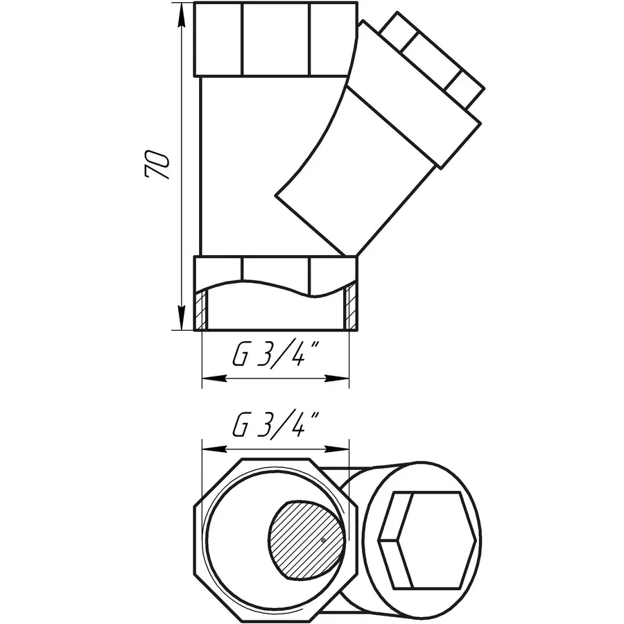 Фільтр грубого очищення SOLOMON S 3/4″ SUPER 8010