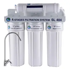 Система 4-х ступенчатого очистки Bio + systems (очистка + смягчения) SL404-NEW + монокран