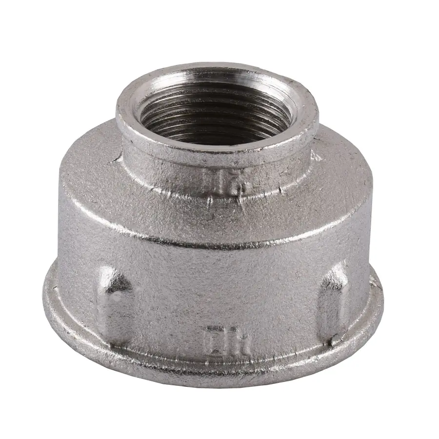 Муфта редукційна нікельована 1 1/2″ВР х 3/4″ВР ливарна А0310А(нк) VA