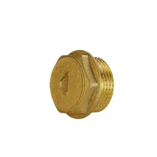 Заглушка латунна 1″ЗР штампована А1093А VA