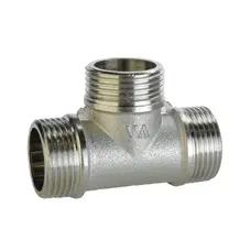 Трійник нікельований 3/4″ЗР х 3/4″ЗР х 3/4″ЗР штампований A0246А(нк) VA Трійник нікельований 3/4″ЗР х 3/4″ЗР х 3/4″ЗР штампований A0246А(нк) VA