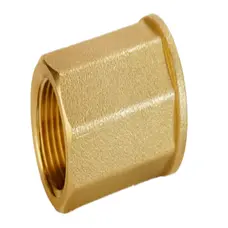 Муфта латунна 1 1/4″ВР х 1 1/4″ВР штампована А0354А