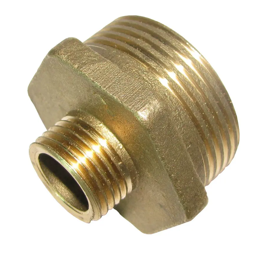 Ніпель редукційний латунний 1 1/2″ЗР х 1 1/4″ЗР штампований А0522А VA
