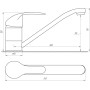 Кухонний змішувач DOMINO ACCENT DAC-103