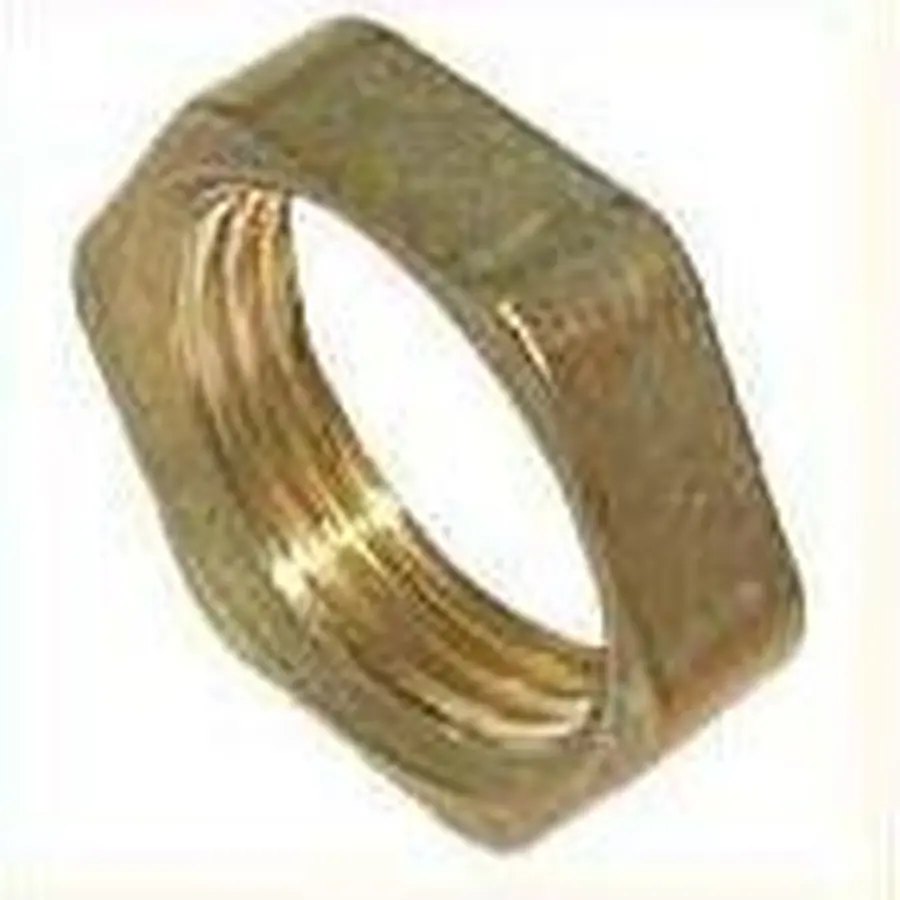 Контргайка латунна 1″ВР штампована А1203А VA