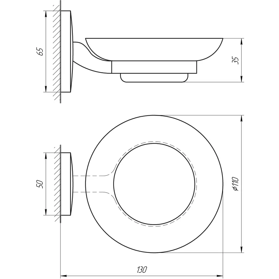 Мыльница Perfect Sanitary Appliances RM 1201
