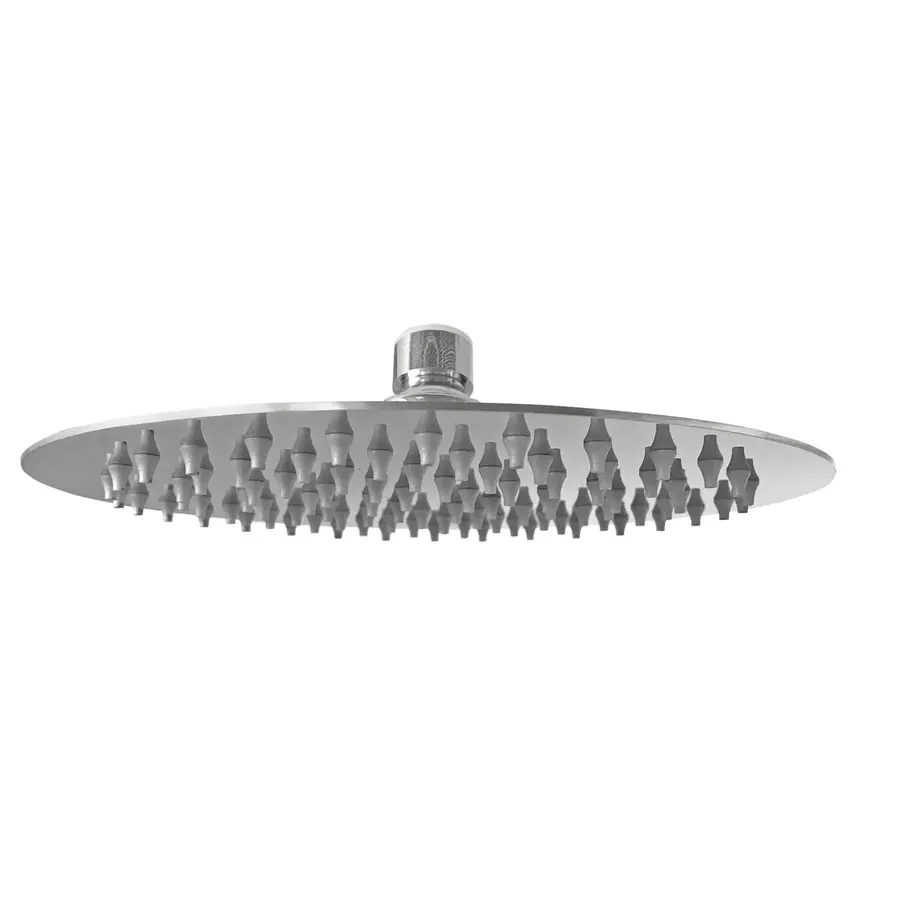 Душевая лейка Globus Lux STS-0200, St / STEEL Polish ТРОПИК D200мм, Круглая, в коробке