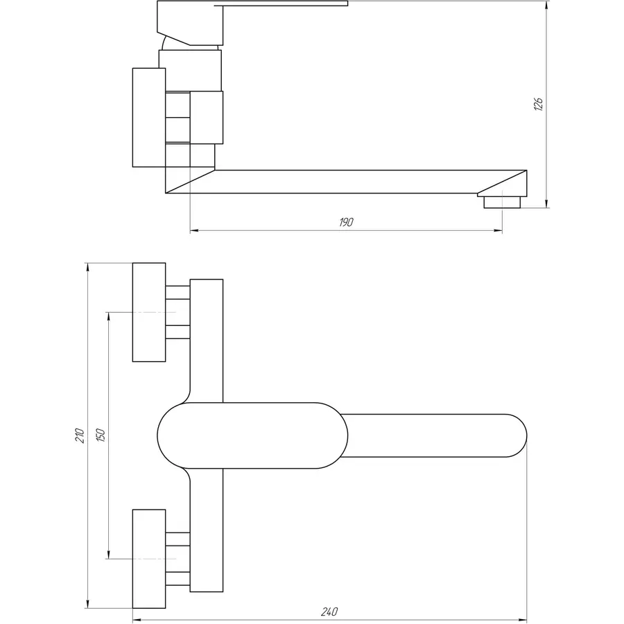 Смеситель для кухни TOPAZ BARTS TB 07218-H36