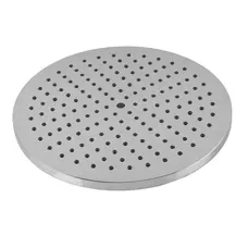 Душевая лейка Globus Lux SD-0300 ТРОПИК, пластик, Круглая, Хром, 300мм, в коробке