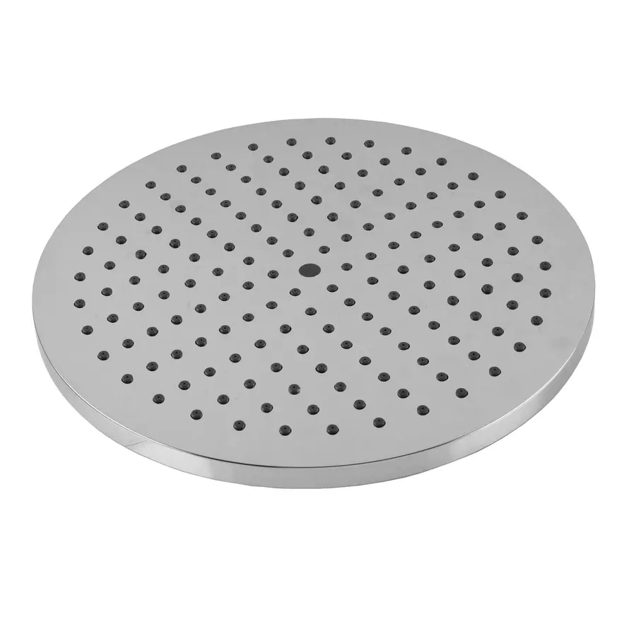 Душевая лейка Globus Lux SD-0300 ТРОПИК, пластик, Круглая, Хром, 300мм, в коробке