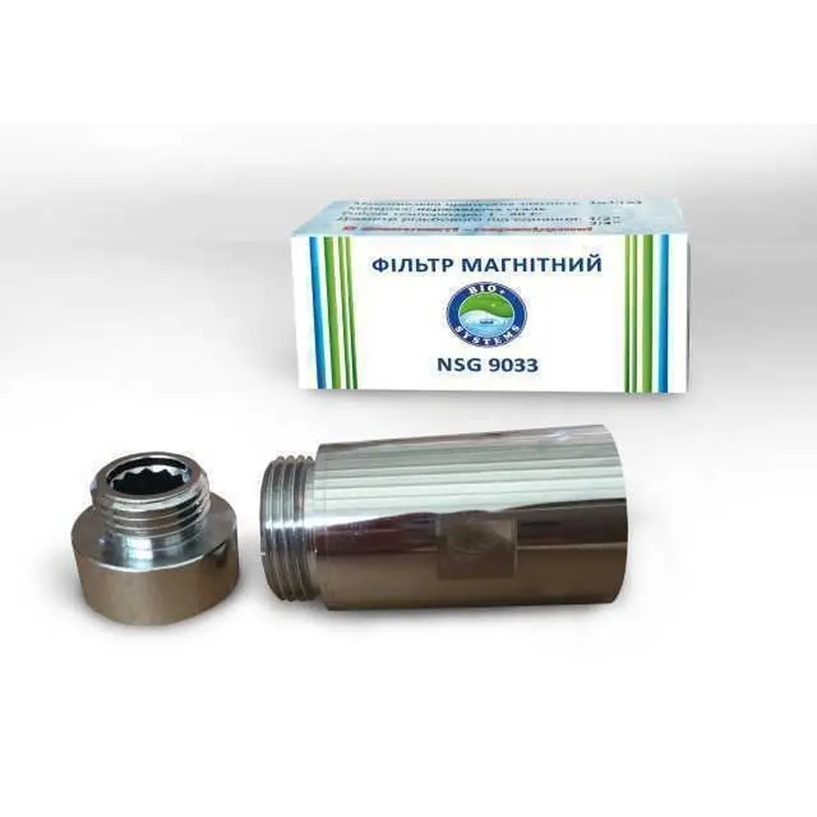 Фильтр магнитный универсальный Bio + systems NSG 9033, переходник 1/2 * 3/4 ​​"+ осн. Часть 3/4 * 3/4"