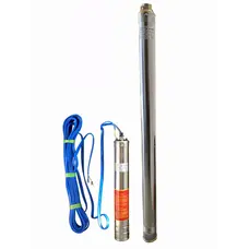 Насос свердловинний з підв, стійк, до піску 3″ OPTIMA 3SDm2,5/30 1,1 кВт 124м +пульт+кабель 15м NEW