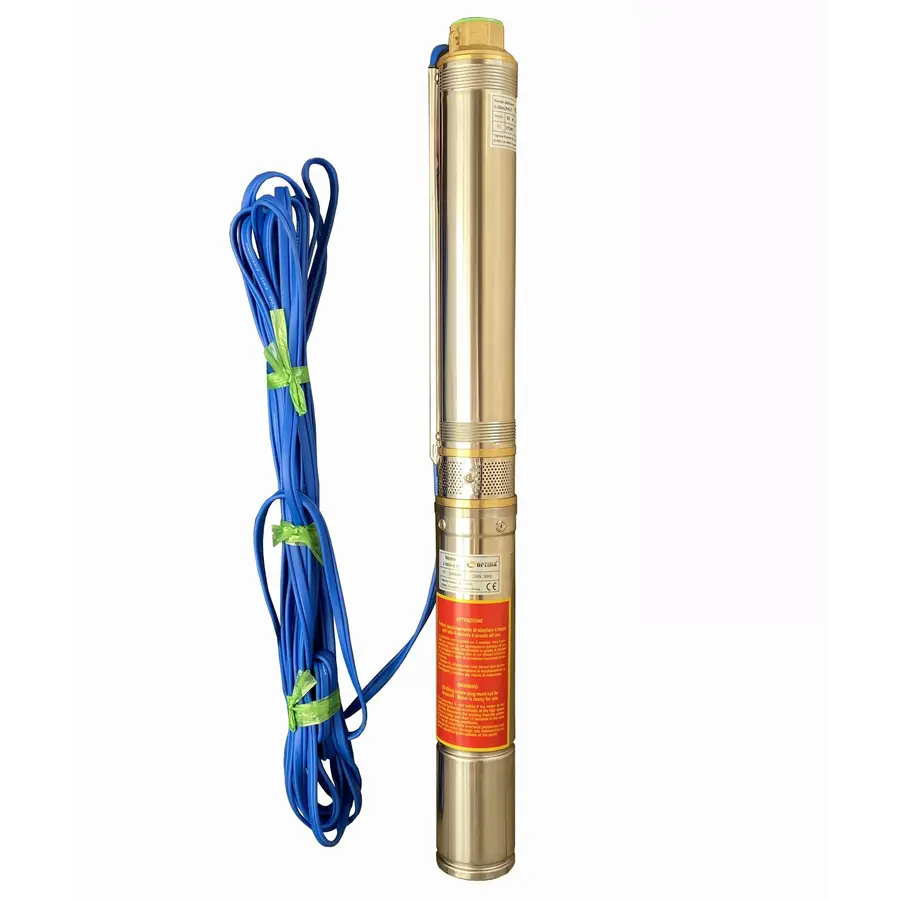 Насос свердловинний з підв, стійк, до піску OPTIMA 3,5SDm2/ 9 0,37 кВт 50м + пульт +кабель 15м NEW