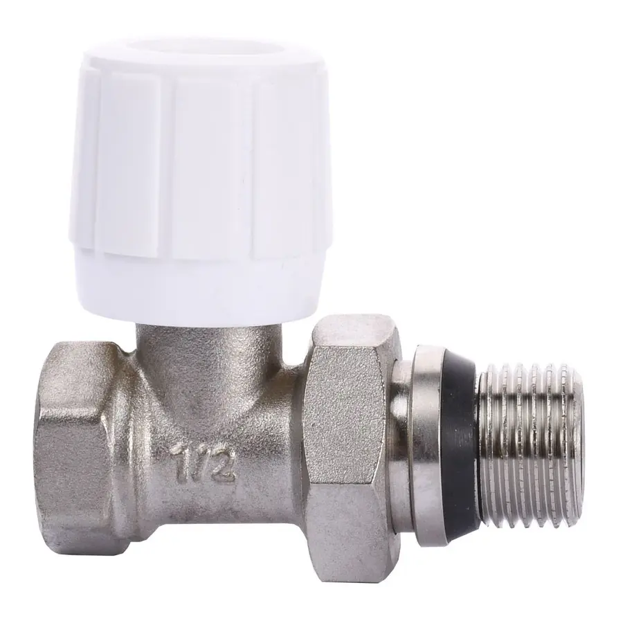 Краны радиаторные прямые ECO Technology 1/2 "подача + обратка ECO5106 ECO5108