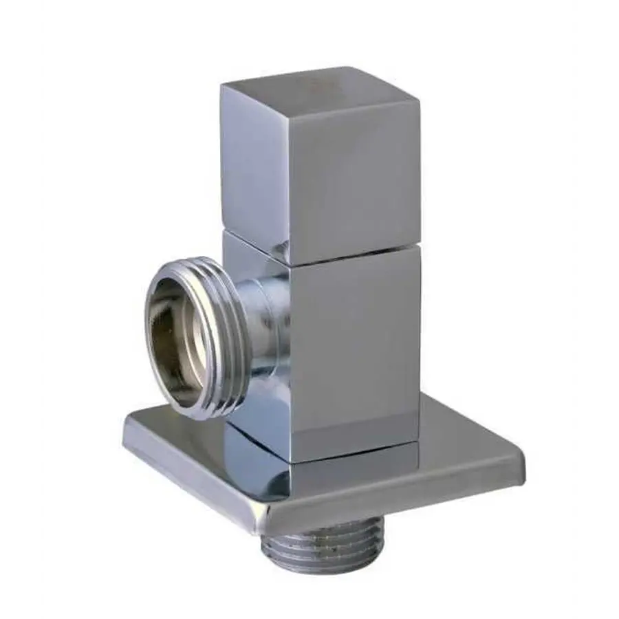 Кран напівобертовий кутовий SOLOMON 1/2″х3/4″ CUBE 7078