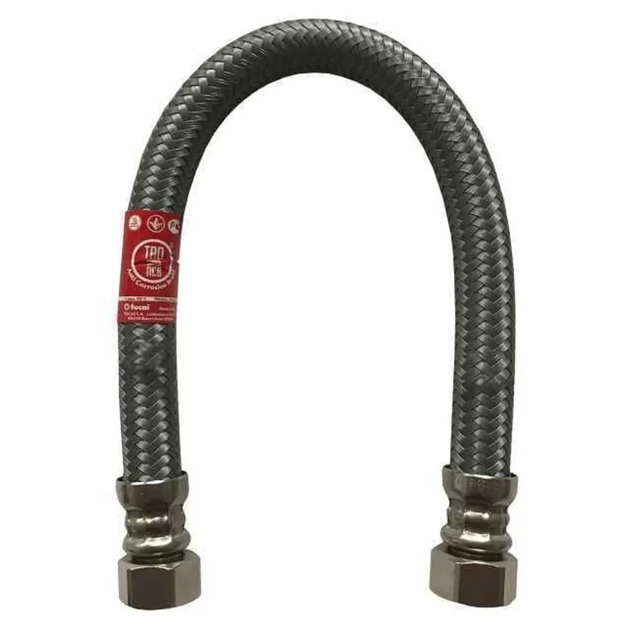 Шланг водяний TUCAI 1/2″x1/2″ ВВ 0,4м SUPER АНТИКОРОЗІЯ TAQ HG-1212-400 204283