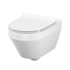 Унітаз підвісний Cersanit CREA CLEAN ON овальний (без сидіння)