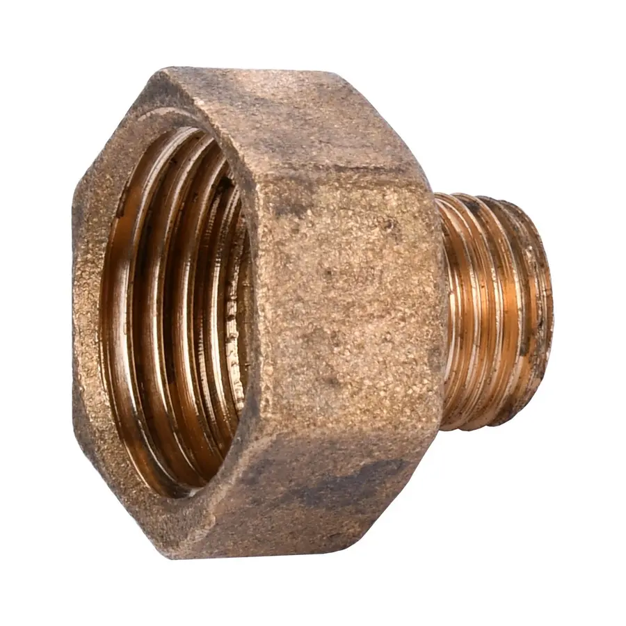 Перехідник редукційний латунний 1/2″ВР х 1/4″ЗР ливарний 639Б