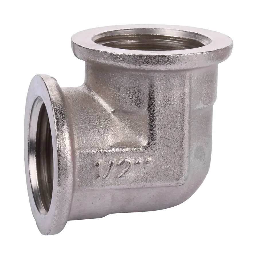 Кутник нікель 1/2" Внутрішня-Внутрішня Ni 08788